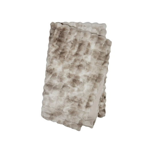 Skinnwille Misty Pläd L 140x220 cm, Sand