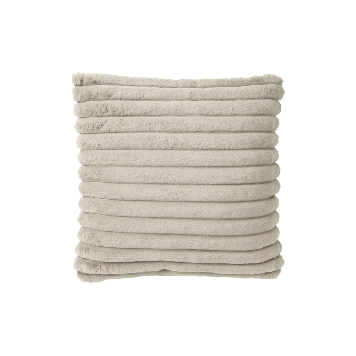 Skinnwille Stripy Prydnadskudde 45x45 cm, Taupe