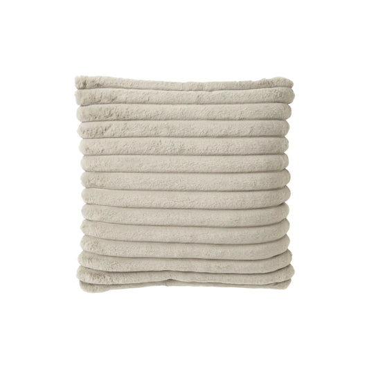 Skinnwille Stripy Prydnadskudde 45x45 cm, Taupe