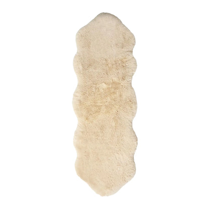 Skinnwille Fluffy Fäll Large 60x180 cm, Beige