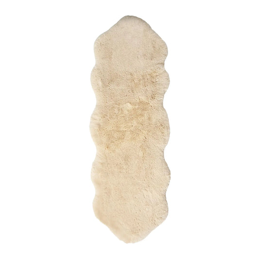Skinnwille Fluffy Fäll Large 60x180 cm, Beige