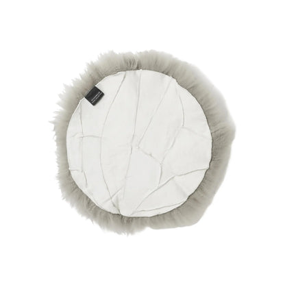 Skinnwille Gently Sittdyna Ø34 cm, Beige
