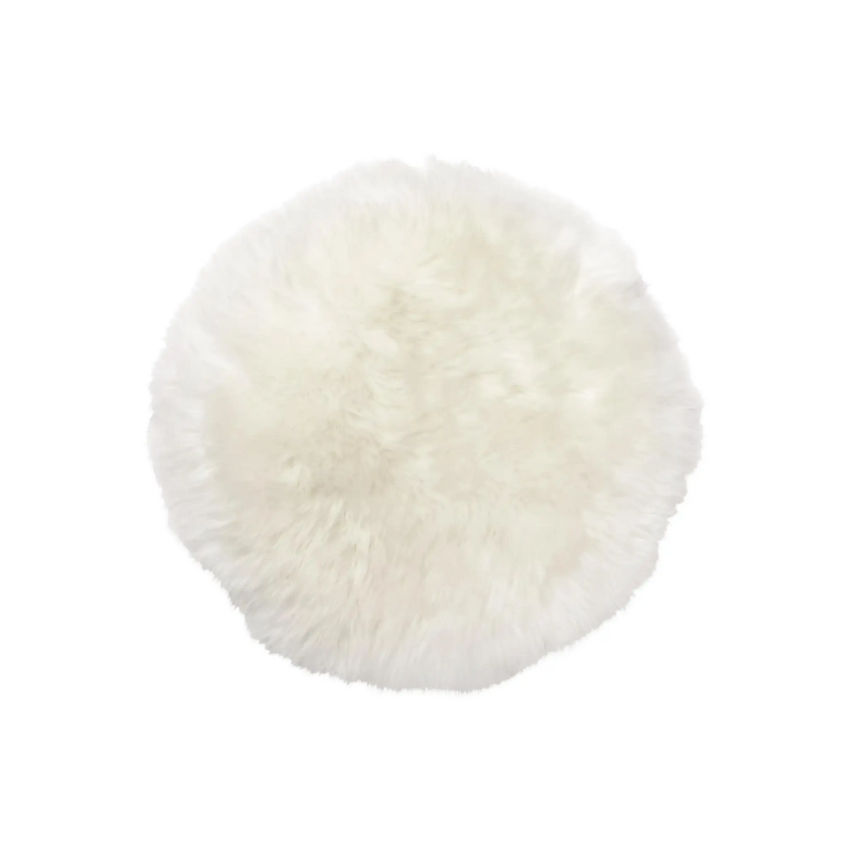 Skinnwille Gently Sittdyna Ø34 cm, Vit
