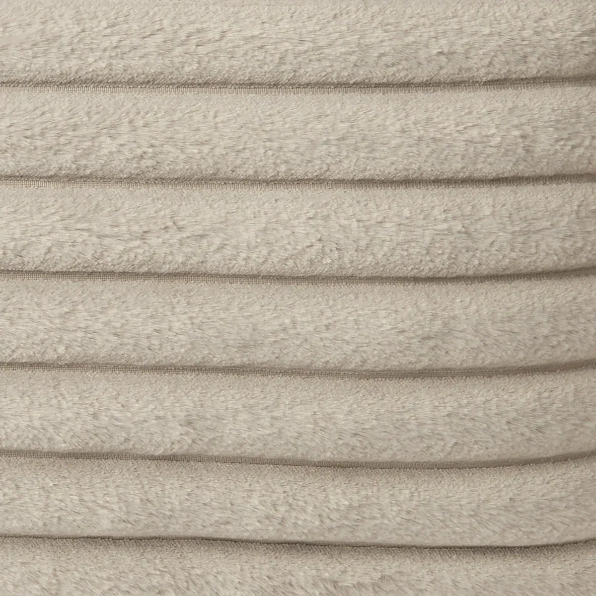 Skinnwille Stripy Prydnadskudde 45x45 cm, Taupe