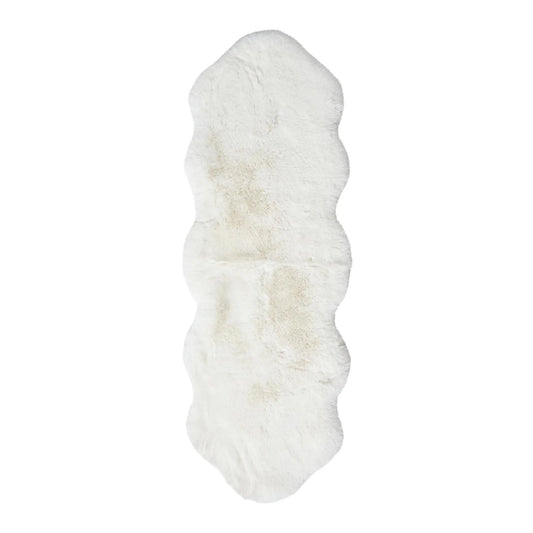 Skinnwille Fluffy Fäll Large 60x180 cm, Elfenben