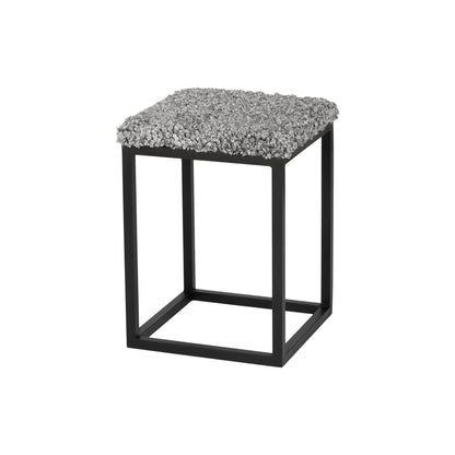 Skinnwille Palle Pall S i Lumme 35x35x50 cm, Sten/Svart