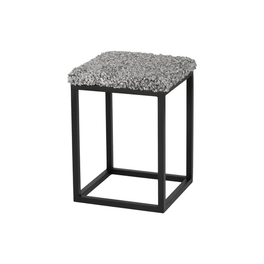 Skinnwille Palle Pall S i Lumme 35x35x50 cm, Sten/Svart