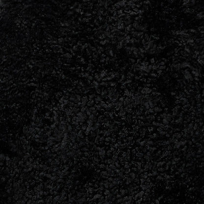 Skinnwille Curly Fårskinn Dubbel 60x180 cm, Svart
