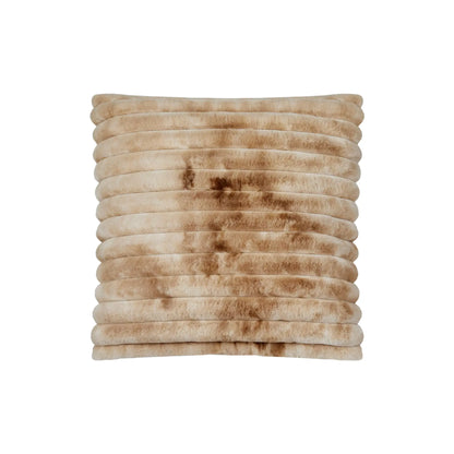 Skinnwille Stripy Prydnadskudde 45x45 cm, Toffee