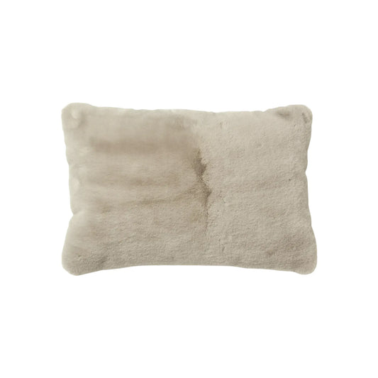 Skinnwille Fluffy Prydnadskudde 40x60 cm, Nougat