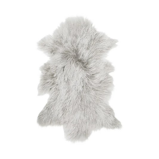 Skinnwille Shansi Fårskinn 55x95 cm, Lightgrey Snowtop