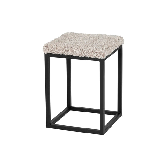 Skinnwille Palle Pall S i Lumme 35x35x50 cm, Sand/Svart