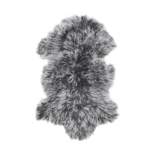 Skinnwille Shansi Fårskinn 55x95 cm, Grey Snowtop