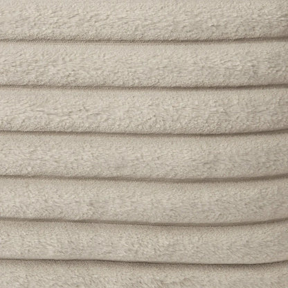 Skinnwille Stripy Pläd 120x180 cm, Taupe