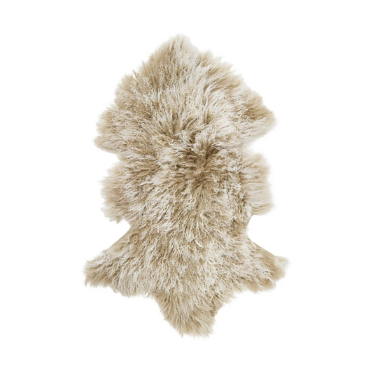 Skinnwille Shansi Fårskinn 55x95 cm, Beige Snowtop