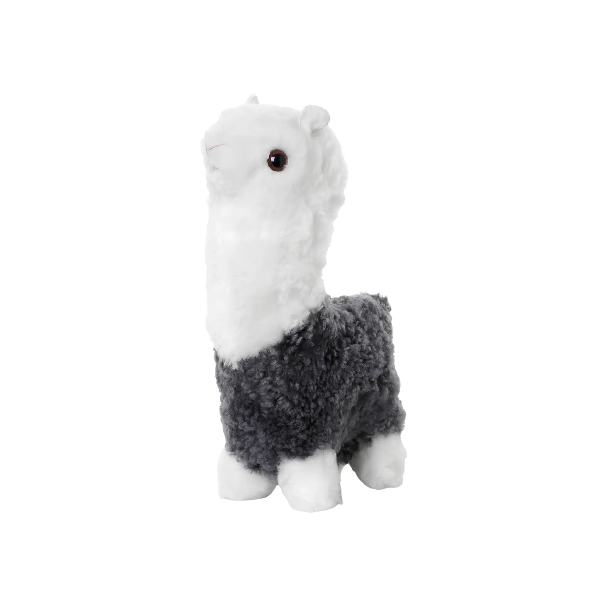 Skinnwille Alpaca Mjukisdjur 33x20x13 cm, Grå