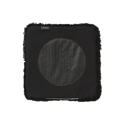 Skinnwille Curly Sittdyna 40x40 cm, Svart