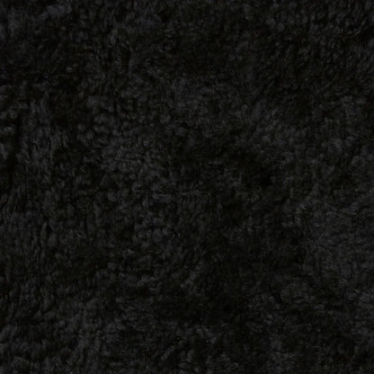 Skinnwille Curly Sittdyna 40x40 cm, Svart