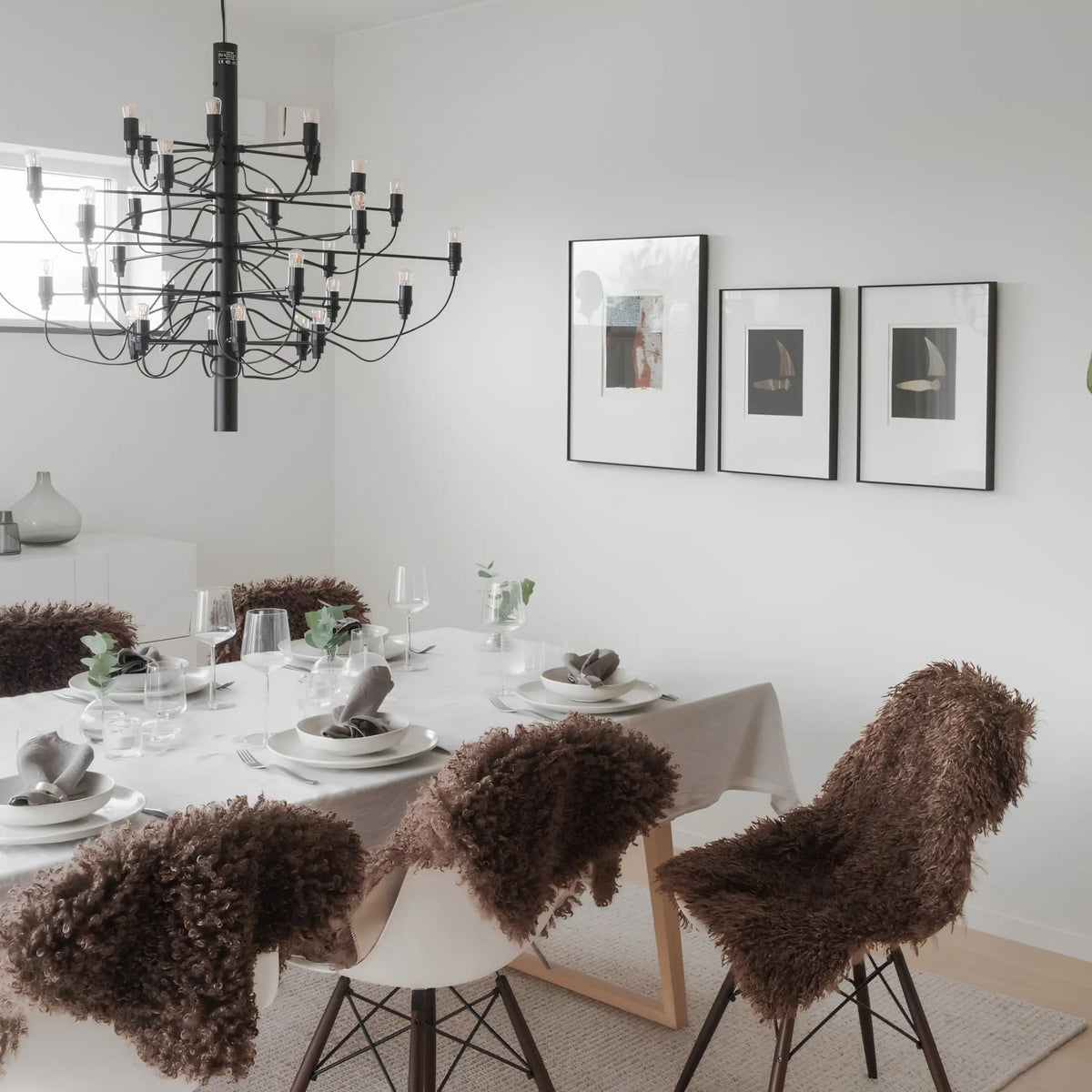 Skinnwille Wooly Fäll 60x90 cm, Brun