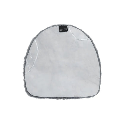 Skinnwille Curly Sittplätt Forma 36 cm, Antracitgrå/Silver