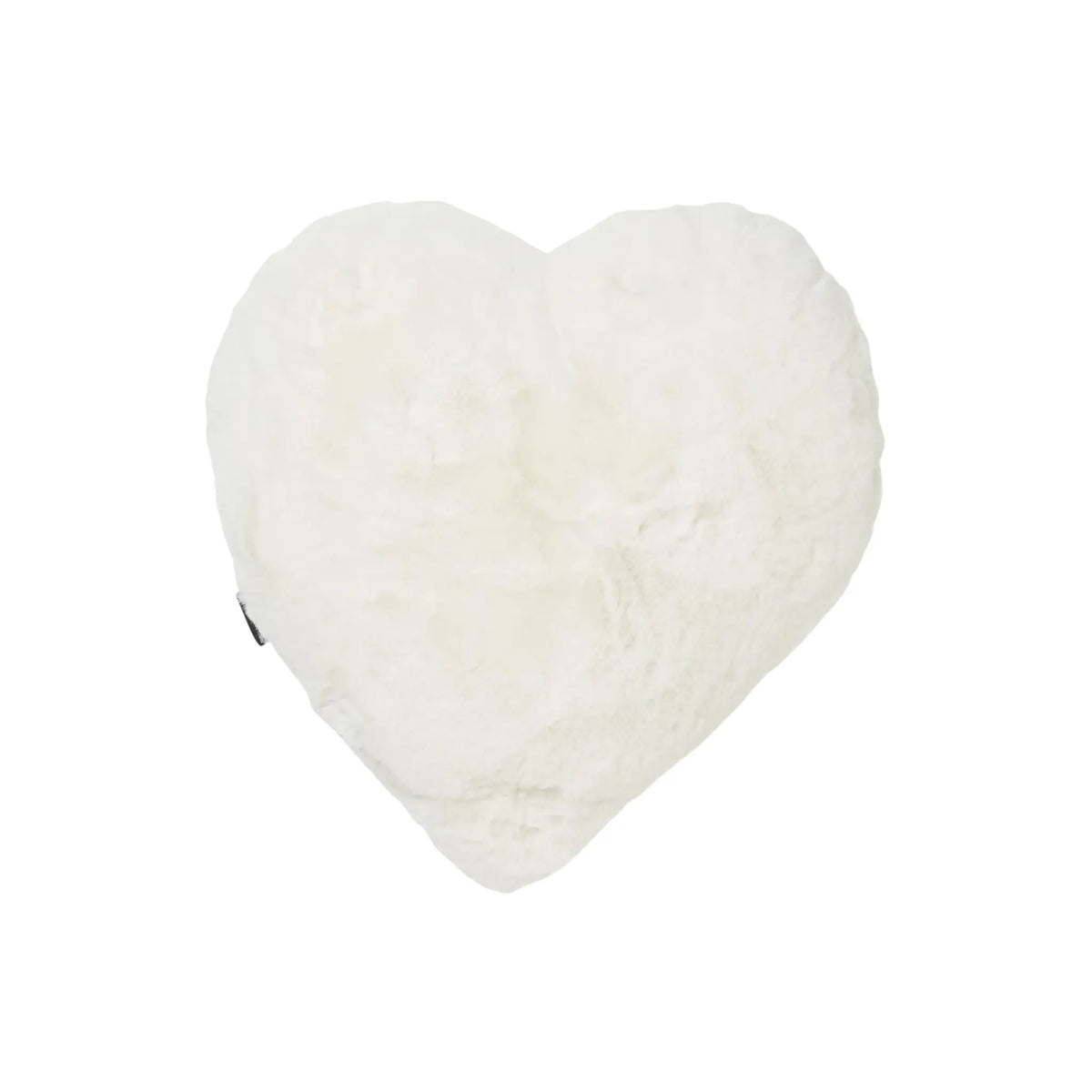 Skinnwille Fluffy Kudde Hjärtformad 45 cm, Elfenben