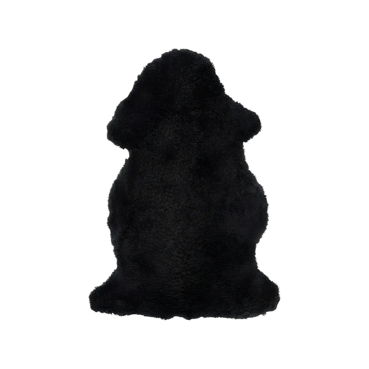 Skinnwille Curly Fårskinn 60x95 cm, Svart