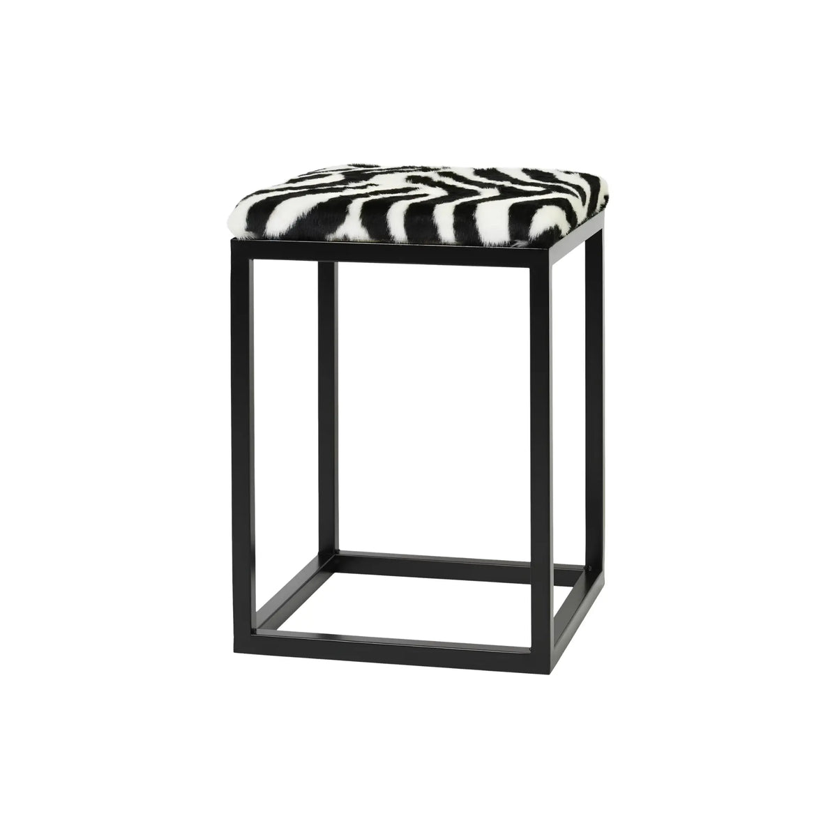Skinnwille Palle Pall S Fuskpäls 35x35x50 cm, Zebra/Svart