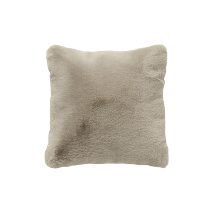 Skinnwille Fluffy Prydnadskudde 45x45 cm, Nougat