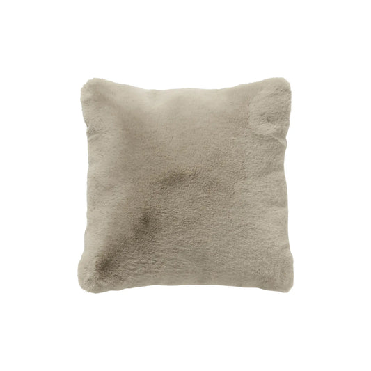 Skinnwille Fluffy Prydnadskudde 45x45 cm, Nougat