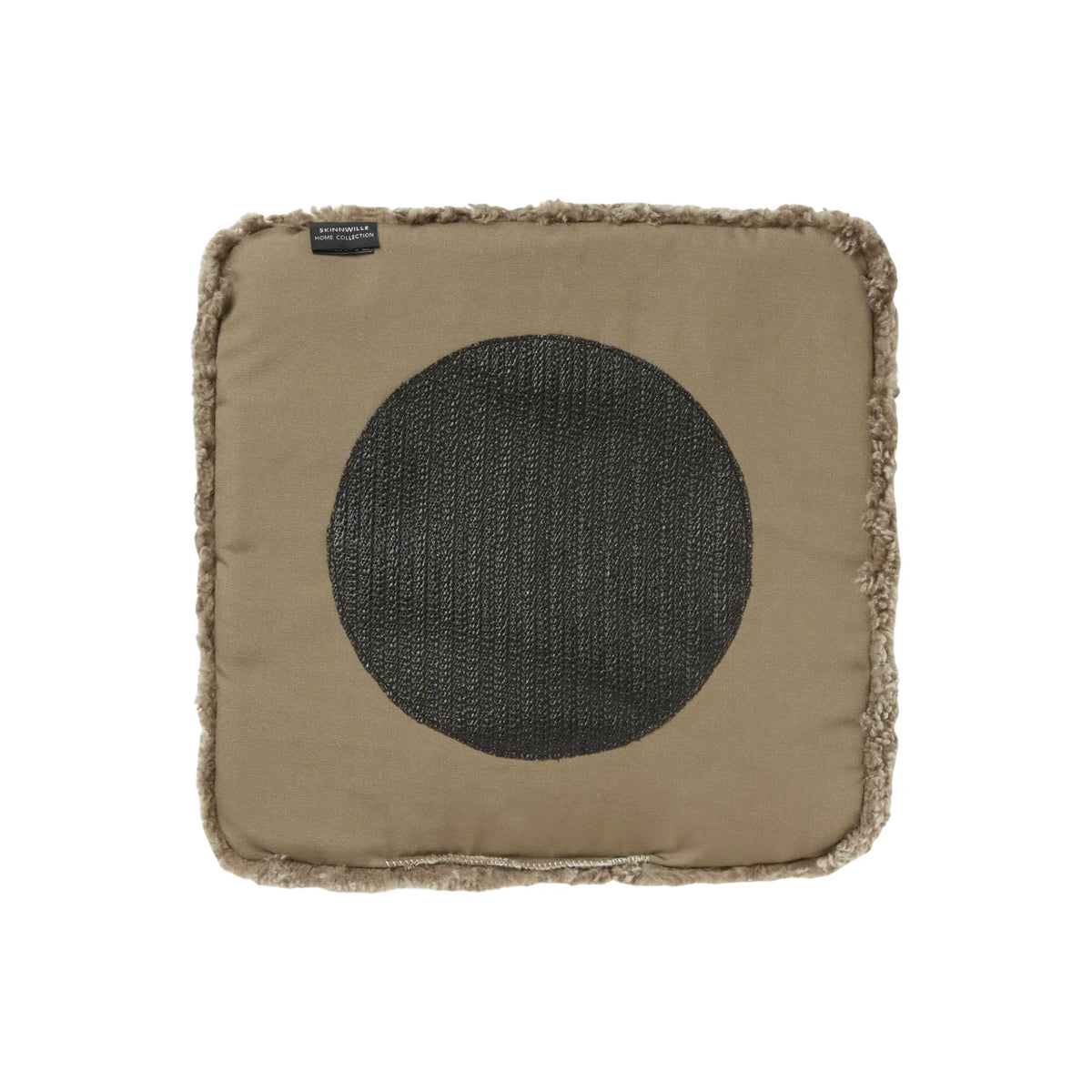 Skinnwille Curly Sittdyna 40x40 cm, Sahara