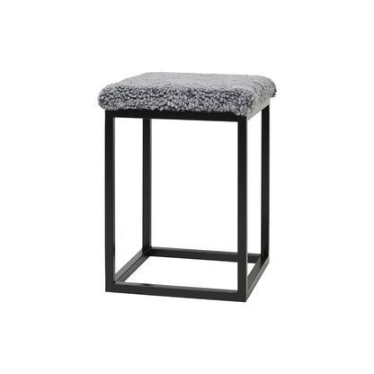 Skinnwille Palle Pall S Curly 35x35x50 cm, Silvergrey/Black