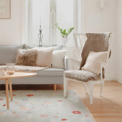 Skinnwille Curly Fårskinn 60x95 cm, Sahara