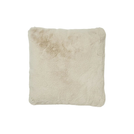 Skinnwille Fluffy Prydnadskudde 45x45 cm, Beige