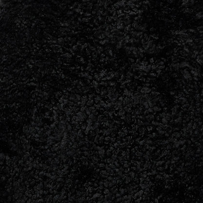 Skinnwille Curly 1.5 Fårskinn 60x135 cm, Svart
