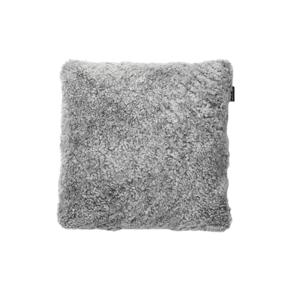 Skinnwille Curly Kuddfodral 45x45 cm, Antracitgrå/Silver