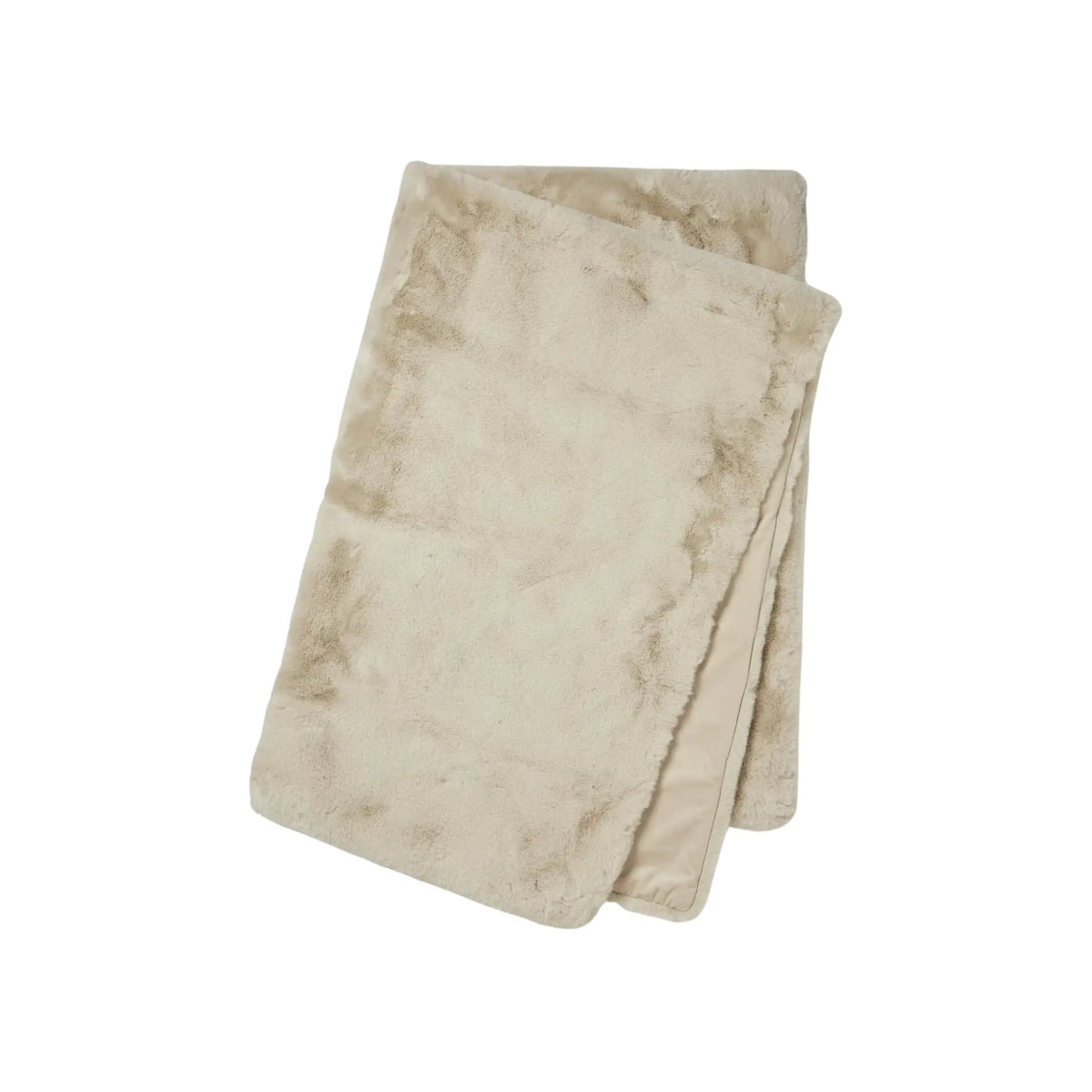 Skinnwille Fluffy Pläd 120x180 cm, Beige