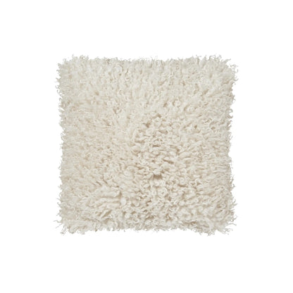 Skinnwille Wooly Prydnadskudde 45x45 cm, Light Beige