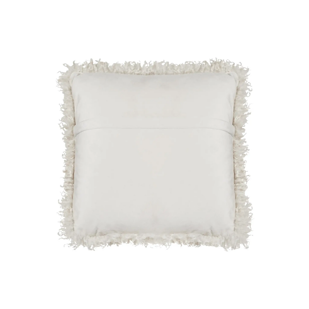 Skinnwille Wooly Prydnadskudde 45x45 cm, Light Beige