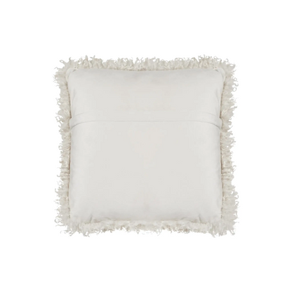 Skinnwille Wooly Prydnadskudde 45x45 cm, Light Beige