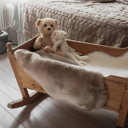 Skinnwille Babycare Babyfäll 45x75 cm, Beige