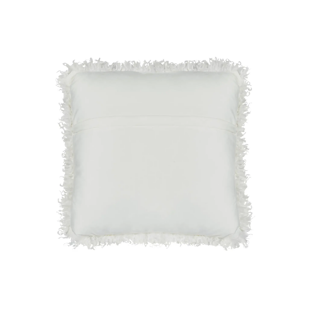 Skinnwille Wooly Prydnadskudde 45x45 cm, Elfenben