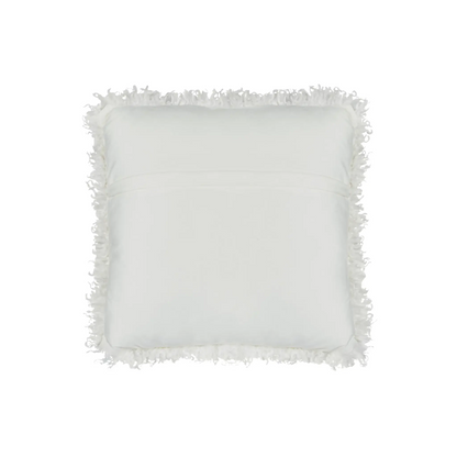 Skinnwille Wooly Prydnadskudde 45x45 cm, Elfenben