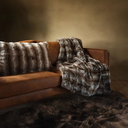 Skinnwille Hunter Kuddfodral 50x90 cm, Brun
