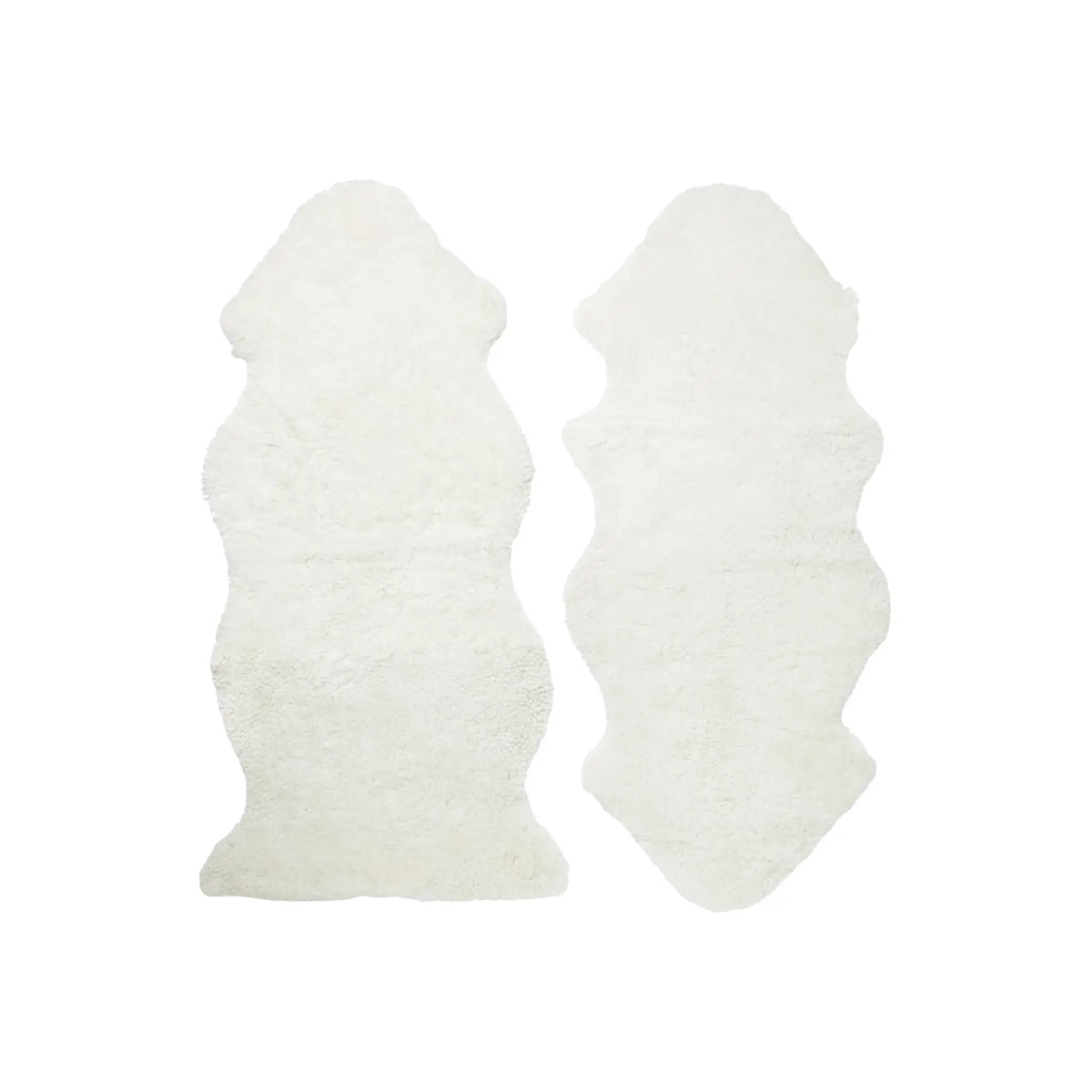 Skinnwille Curly 1.5 Fårskinn 60x135 cm, Vit