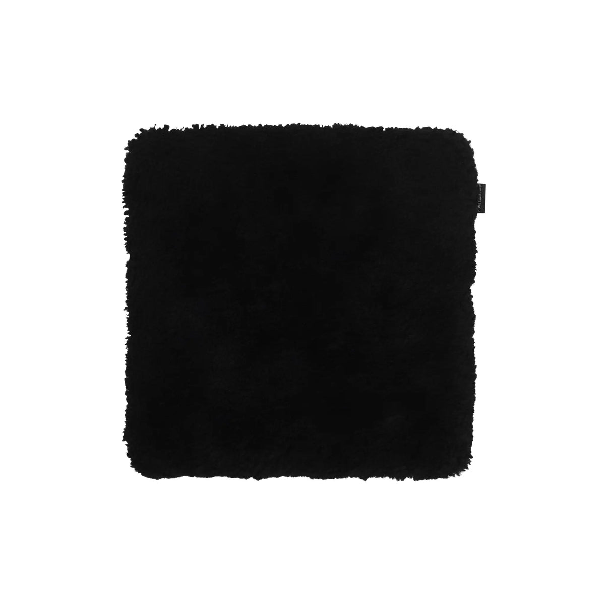 Skinnwille Curly Sittdyna 40x40 cm, Svart