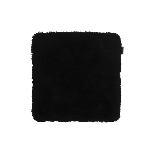 Skinnwille Curly Sittdyna 40x40 cm, Svart