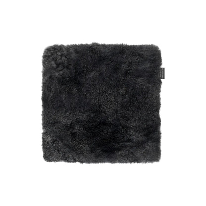 Skinnwille Curly Sittdyna 40x40 cm, Mörkgrå