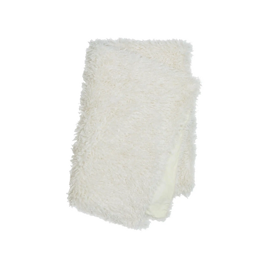 Skinnwille Wooly Pläd 120x180 cm, Elfenben