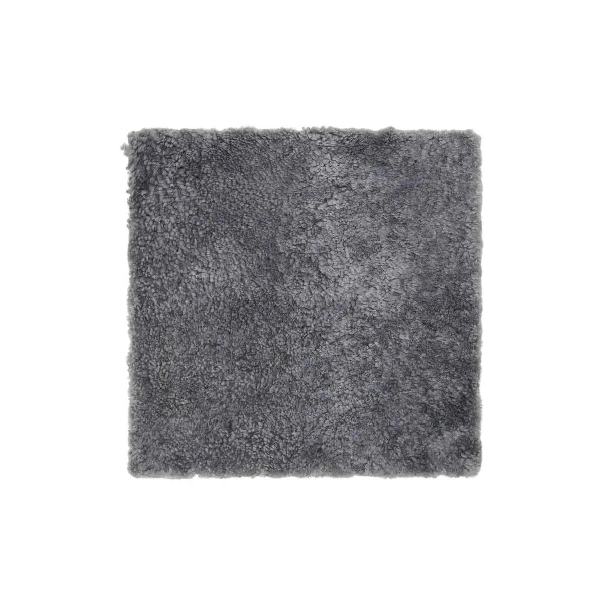 Skinnwille Curly Sittdyna 40x40 cm, Gotlandsgrå