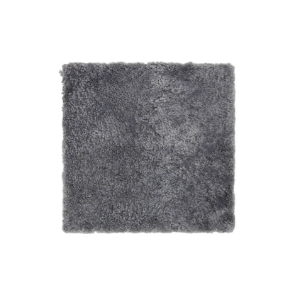 Skinnwille Curly Sittdyna 40x40 cm, Gotlandsgrå